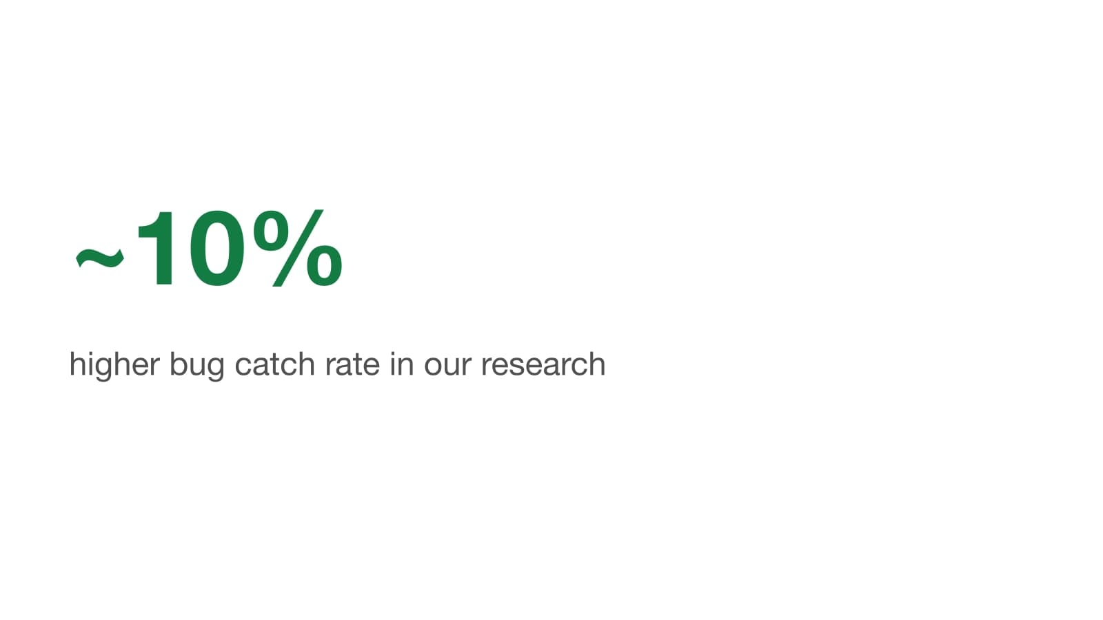 Higher bug catch rate in Greptile’s research