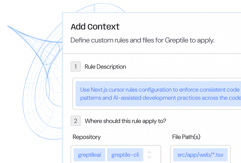 Learning & Custom Context | Greptile - AI Code Review That Adapts