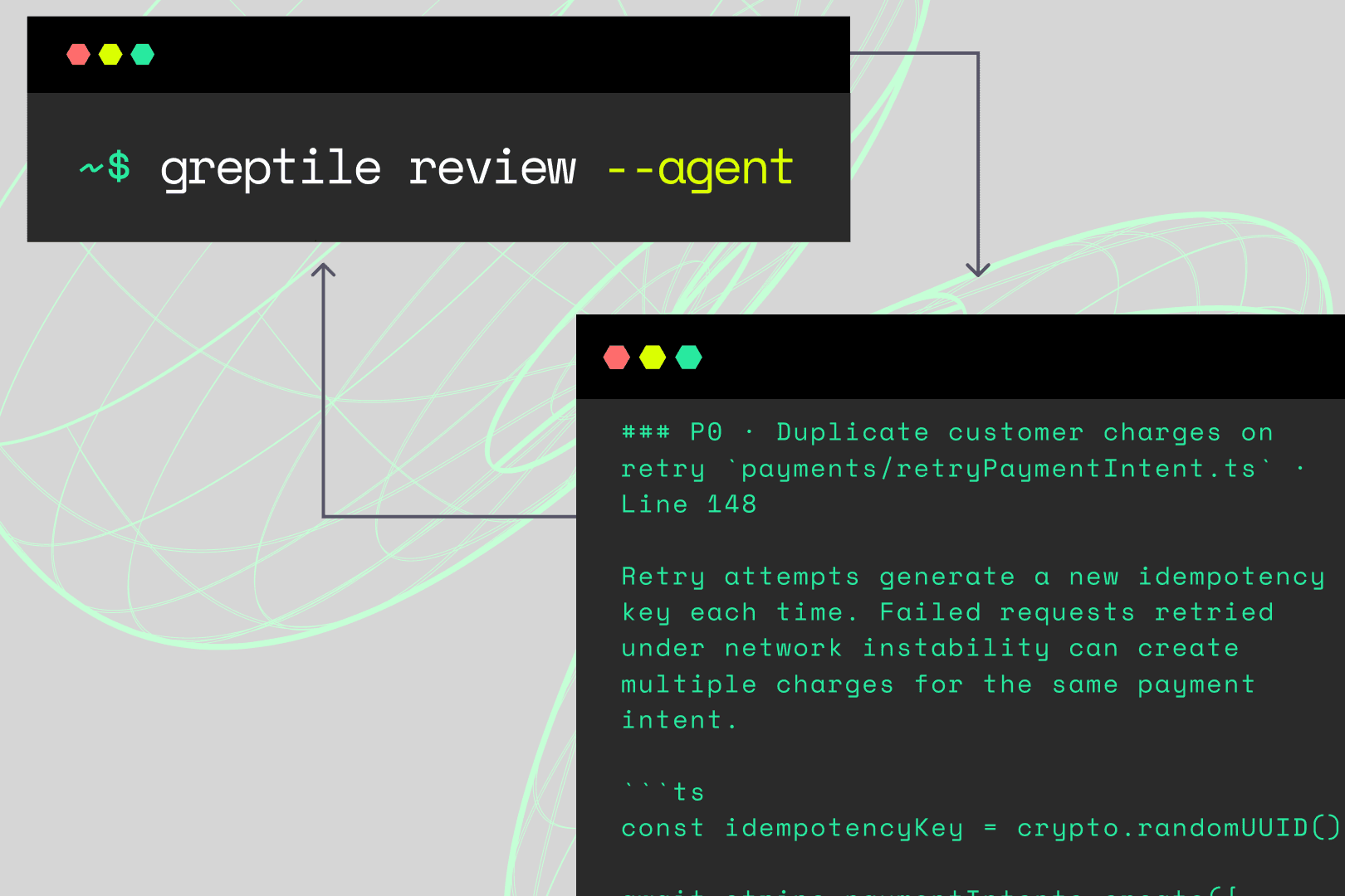 Agent review loop