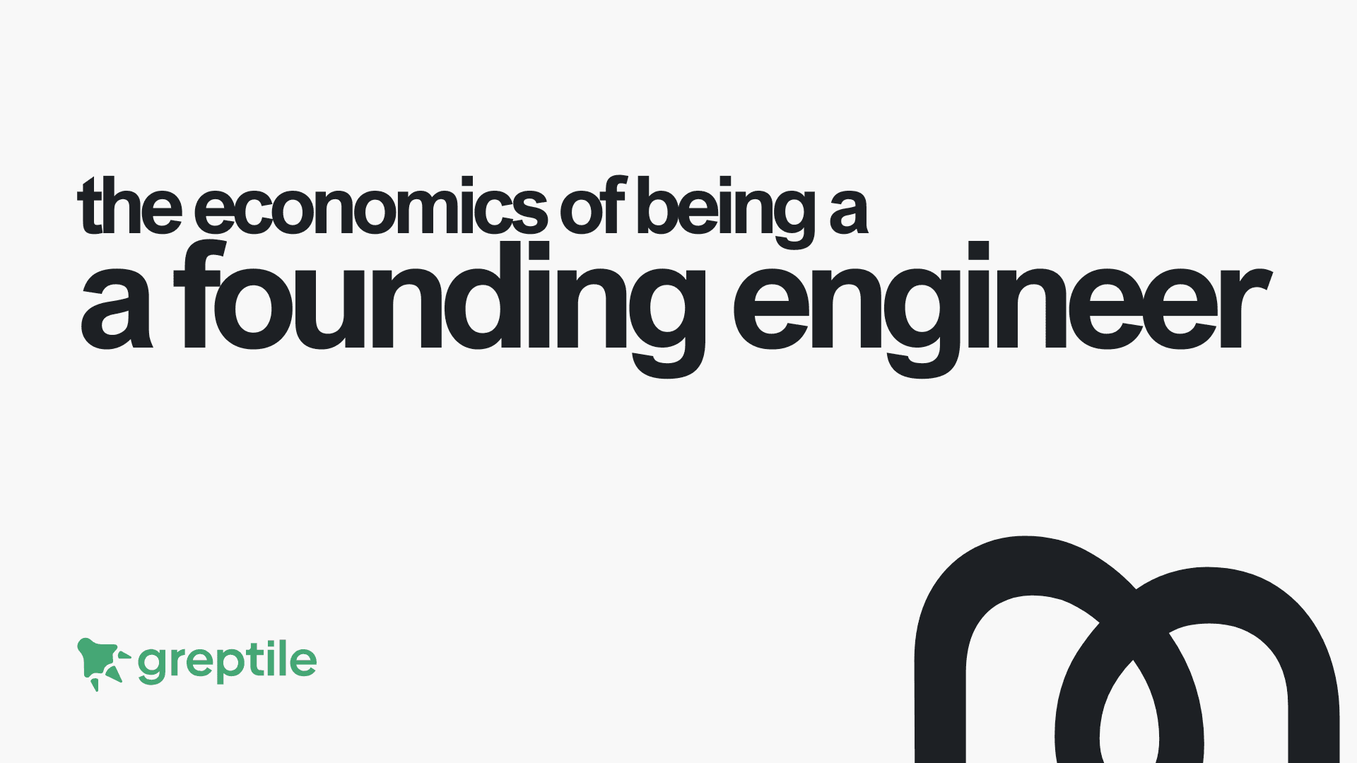 The Economics of Being a Founding Engineer