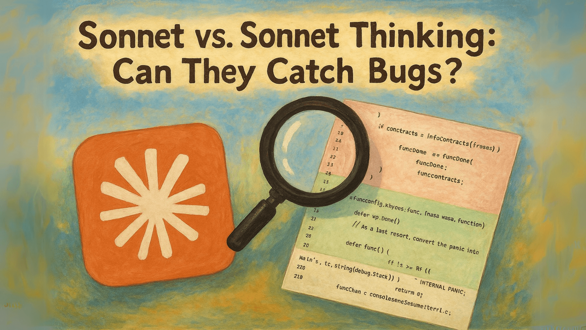 Is Claude Sonnet 3.7 Thinking Better Than Claude Sonnet 3.7 at Catching Bugs?