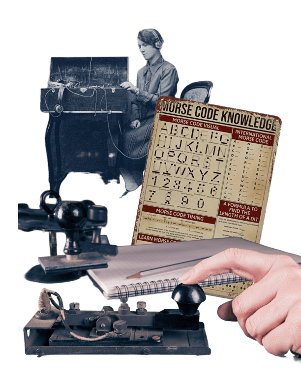 QWERTY keyboard - Morse and the Telegraph Operators